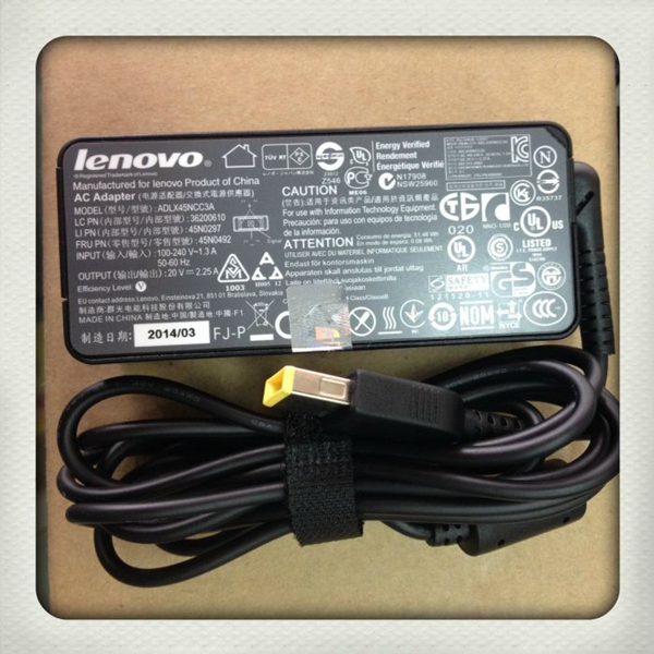 Hình ảnh của Sạc laptop Lenovo 20V-2,25A chân kim Gọi ngay 0937 759 311 mua hàng nhé