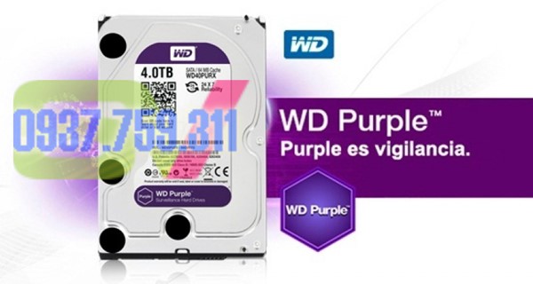 Hình ảnh của Ổ cứng Western Digital Purple 1-2-3-4TB 64MB Cache chuyên dụng camera